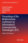 Image for Proceedings of the Mediterranean Conference on Information &amp; Communication Technologies 2015 : MedCT 2015 Volume 2