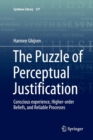 Image for The Puzzle of Perceptual Justification : Conscious experience, Higher-order Beliefs, and Reliable Processes