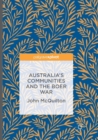 Image for Australia&#39;s Communities and the Boer War