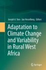 Image for Adaptation to Climate Change and Variability in Rural West Africa