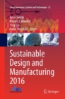 Image for Sustainable Design and Manufacturing 2016