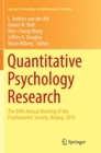 Image for Quantitative Psychology Research : The 80th Annual Meeting of the Psychometric Society, Beijing, 2015