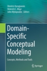 Image for Domain-Specific Conceptual Modeling : Concepts, Methods and Tools