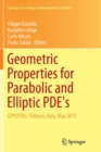 Image for Geometric Properties for Parabolic and Elliptic PDE&#39;s : GPPEPDEs, Palinuro, Italy, May 2015