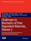 Image for Challenges in Mechanics of Time Dependent Materials, Volume 2 : Proceedings of the 2016 Annual Conference on Experimental and Applied Mechanics 