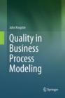 Image for Quality in Business Process Modeling