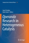 Image for Operando Research in Heterogeneous Catalysis