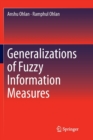 Image for Generalizations of Fuzzy Information Measures