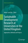 Image for Sustainable Development Research at Universities in the United Kingdom
