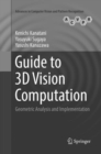 Image for Guide to 3D Vision Computation