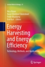 Image for Energy Harvesting and Energy Efficiency : Technology, Methods, and Applications