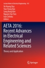 Image for AETA 2016: Recent Advances in Electrical Engineering and Related Sciences