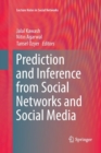 Image for Prediction and Inference from Social Networks and Social Media