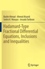 Image for Hadamard-Type Fractional Differential Equations, Inclusions and Inequalities