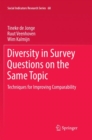 Image for Diversity in Survey Questions on the Same Topic