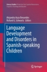 Image for Language Development and Disorders in Spanish-speaking Children