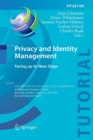 Image for Privacy and Identity Management. Facing up to Next Steps