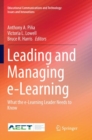 Image for Leading and Managing e-Learning : What the e-Learning Leader Needs to Know