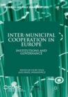 Image for Inter-Municipal Cooperation in Europe : Institutions and Governance