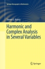 Image for Harmonic and Complex Analysis in Several Variables
