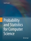 Image for Probability and statistics for computer science