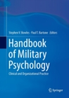 Image for Handbook of Military Psychology : Clinical and Organizational Practice
