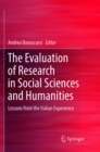 Image for The Evaluation of Research in Social Sciences and Humanities