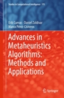 Image for Advances in Metaheuristics Algorithms: Methods and Applications