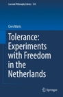 Image for Tolerance: experiments with freedom in the Netherlands