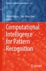 Image for Computational intelligence for pattern recognition