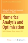 Image for Numerical Analysis and Optimization : NAO-IV, Muscat, Oman, January 2017