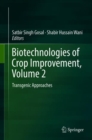 Image for Biotechnologies of Crop Improvement, Volume 2 : Transgenic Approaches