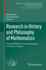 Image for Research in History and Philosophy of Mathematics: The Cshpm 2017 Annual Meeting in Toronto, Ontario