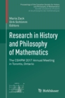 Image for Research in History and Philosophy of Mathematics : The CSHPM 2017 Annual Meeting in Toronto, Ontario