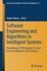 Image for Software Engineering and Algorithms in Intelligent Systems : Proceedings of 7th Computer Science On-line Conference 2018, Volume 1