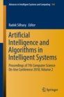 Image for Artificial Intelligence and Algorithms in Intelligent Systems: Proceedings of 7th Computer Science On-line Conference 2018, Volume 2