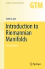Image for Introduction to Riemannian manifolds