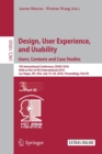 Image for Design, User Experience, and Usability: Users, Contexts and Case Studies
