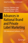 Image for Advances in National Brand and Private Label Marketing: Fifth International Conference, 2018