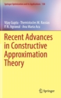 Image for Recent Advances in Constructive Approximation Theory