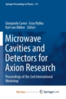 Image for Microwave Cavities and Detectors for Axion Research