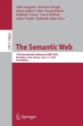 Image for The Semantic Web : 15th International Conference, ESWC 2018, Heraklion, Crete, Greece, June 3–7, 2018, Proceedings
