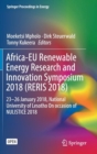 Image for Africa-EU Renewable Energy Research and Innovation Symposium 2018 (RERIS 2018) : 23–26 January 2018, National University of Lesotho On occasion of NULISTICE 2018