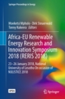 Image for Africa-EU renewable energy research and innovation symposium 2018 (RERIS 2018): 23-26 January 2018, National University of Lesotho on occasion of NULISTICE 2018