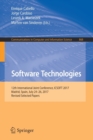 Image for Software Technologies : 12th International Joint Conference, ICSOFT 2017, Madrid, Spain, July 24–26, 2017, Revised Selected Papers