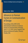 Image for Advances in Human Factors in Communication of Design