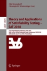 Image for Theory and Applications of Satisfiability Testing – SAT 2018