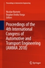 Image for Proceedings of the 4th international congress of automotive and transport engineering (AMMA 2018)