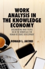 Image for Work Analysis in the Knowledge Economy