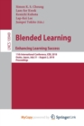 Image for Blended Learning. Enhancing Learning Success